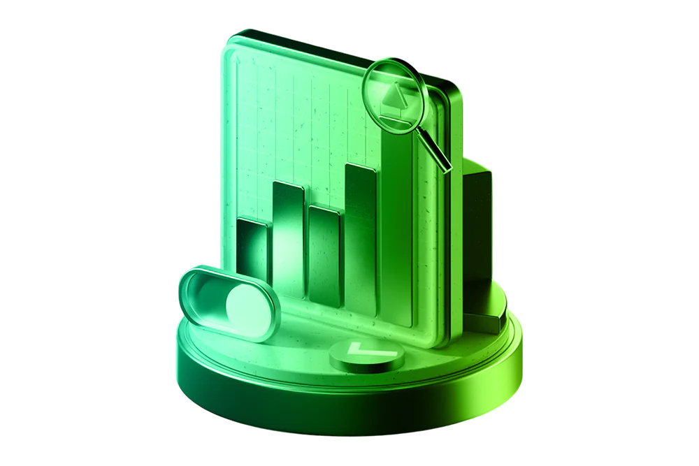 Abstract green MarketsVox security illustration