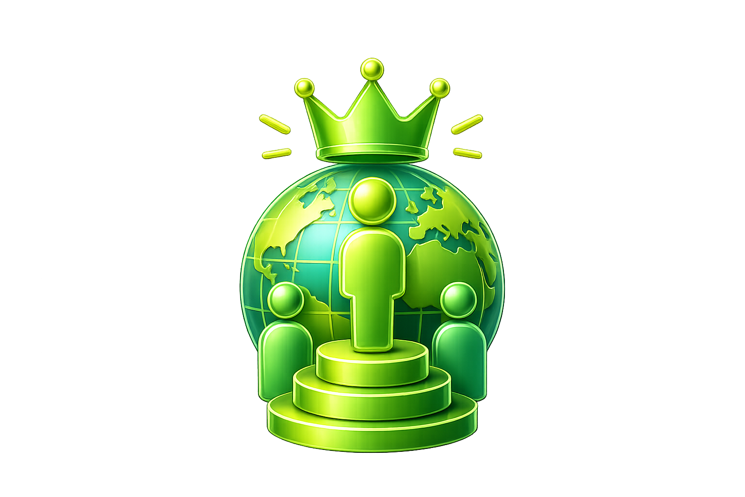 Market leader podium milestone illustration
