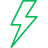 Lightning bolt icon representing fast market execution