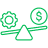 Balance icon representing flexible leverage
